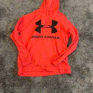 unisex, orange/red hoodie